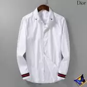 man dior chemises coton slim fit chemise long sleeves dior man france di1801